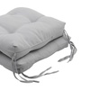 Image 4: 10cm Thick Deep Seat Chair Cushion with Ties