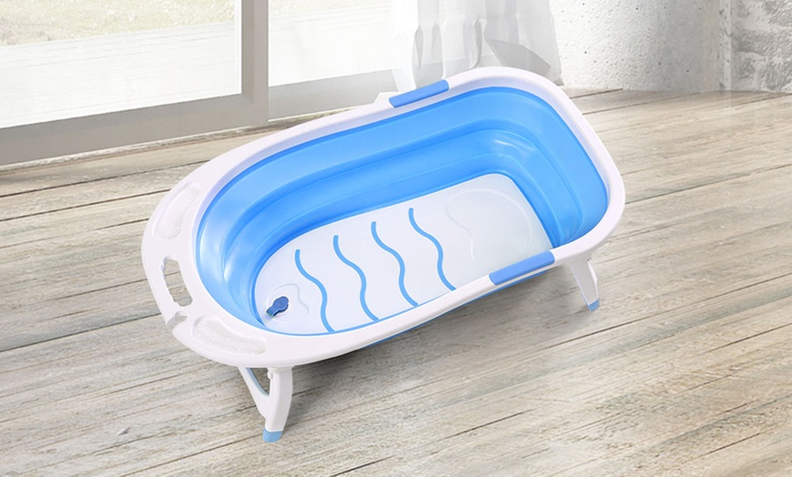 Image 3: Collapsible Baby Bathtub
