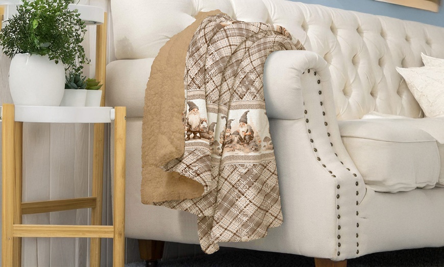 Image 6: Morbida e calda coperta in sherpa