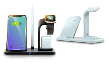 1 o 2 stazioni di ricarica per iPhone disponibili in 2 colori e con o senza confezione regalo