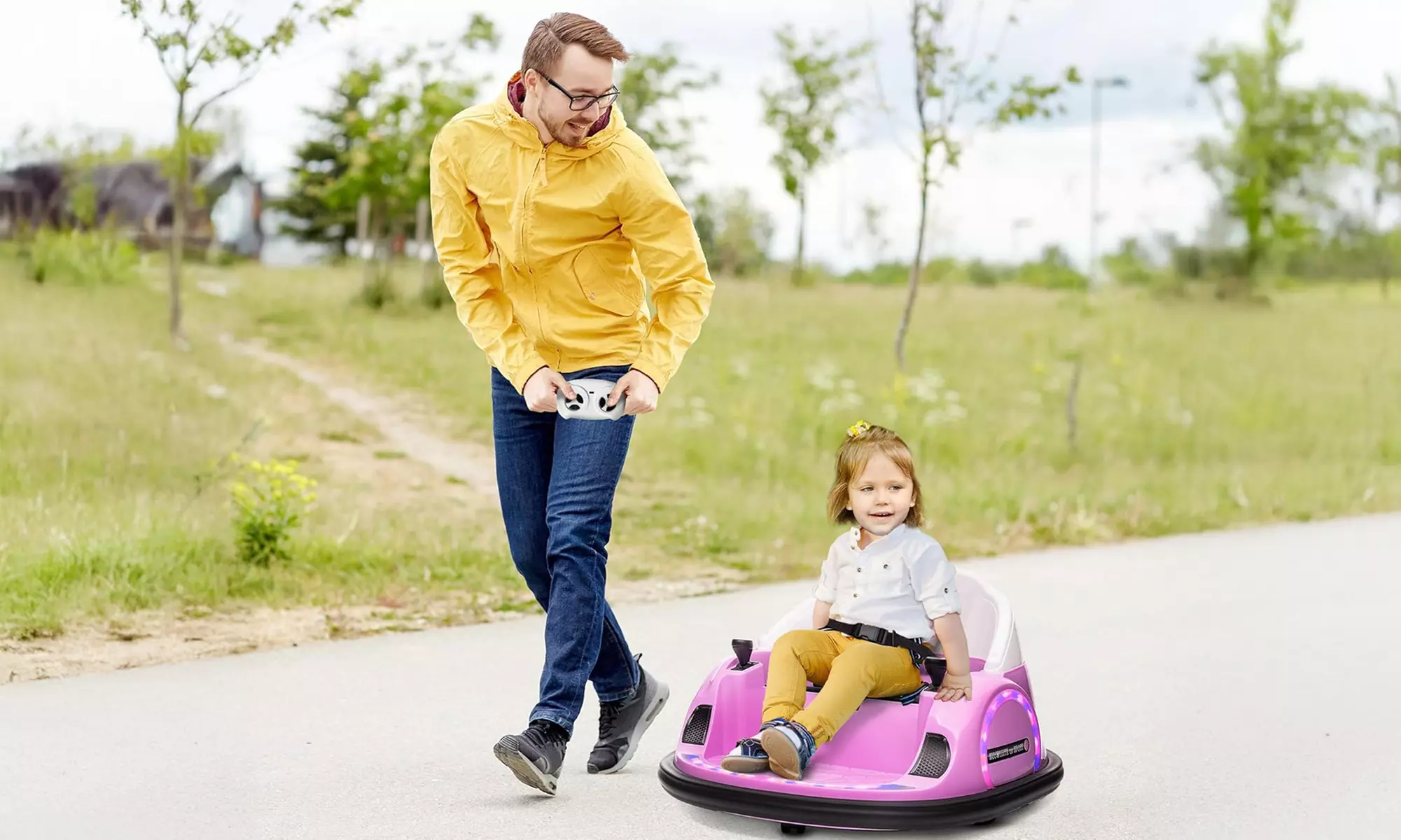 AIYAPLAY 360° Rotation Kids Bumper Car