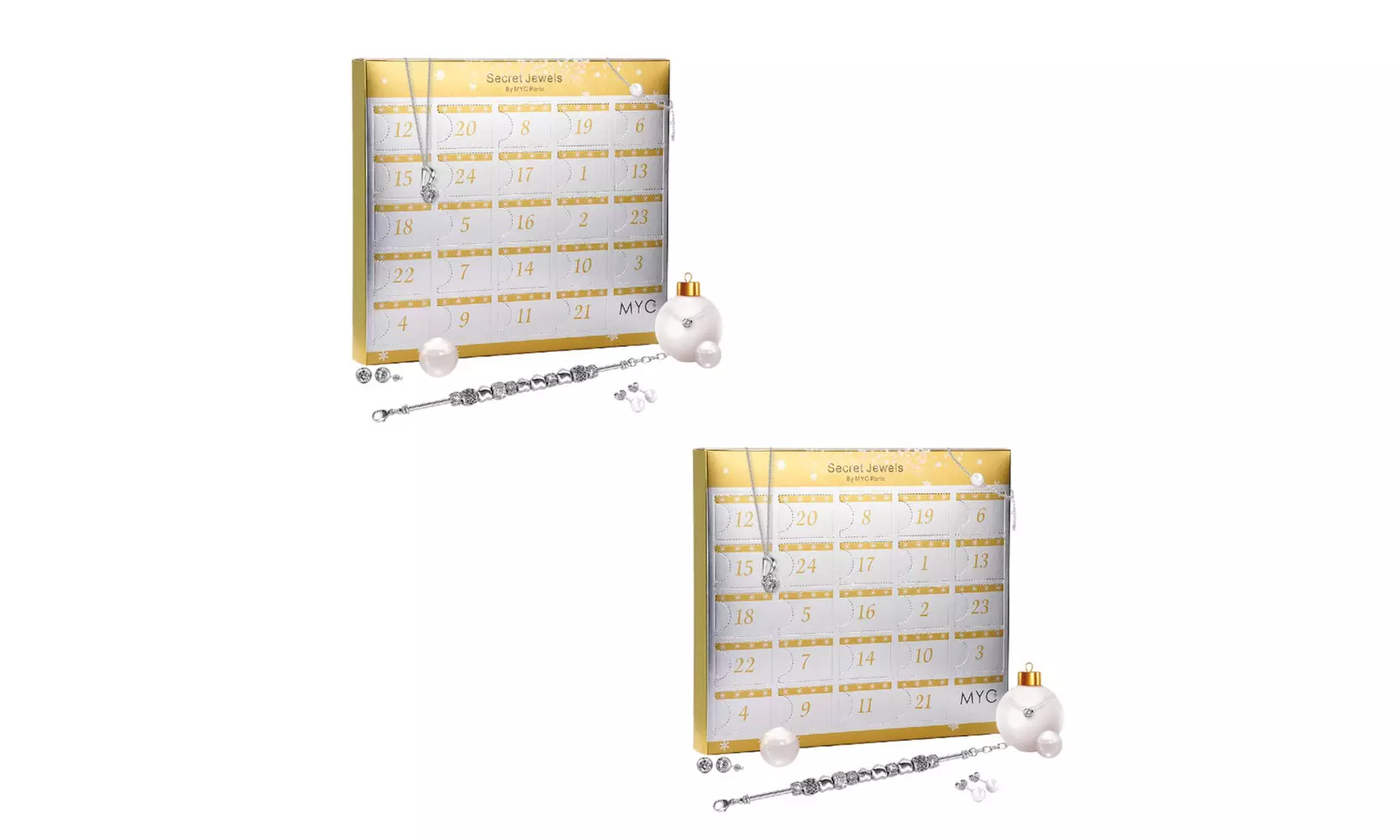 1 of 2 adventskalenders met sieraden