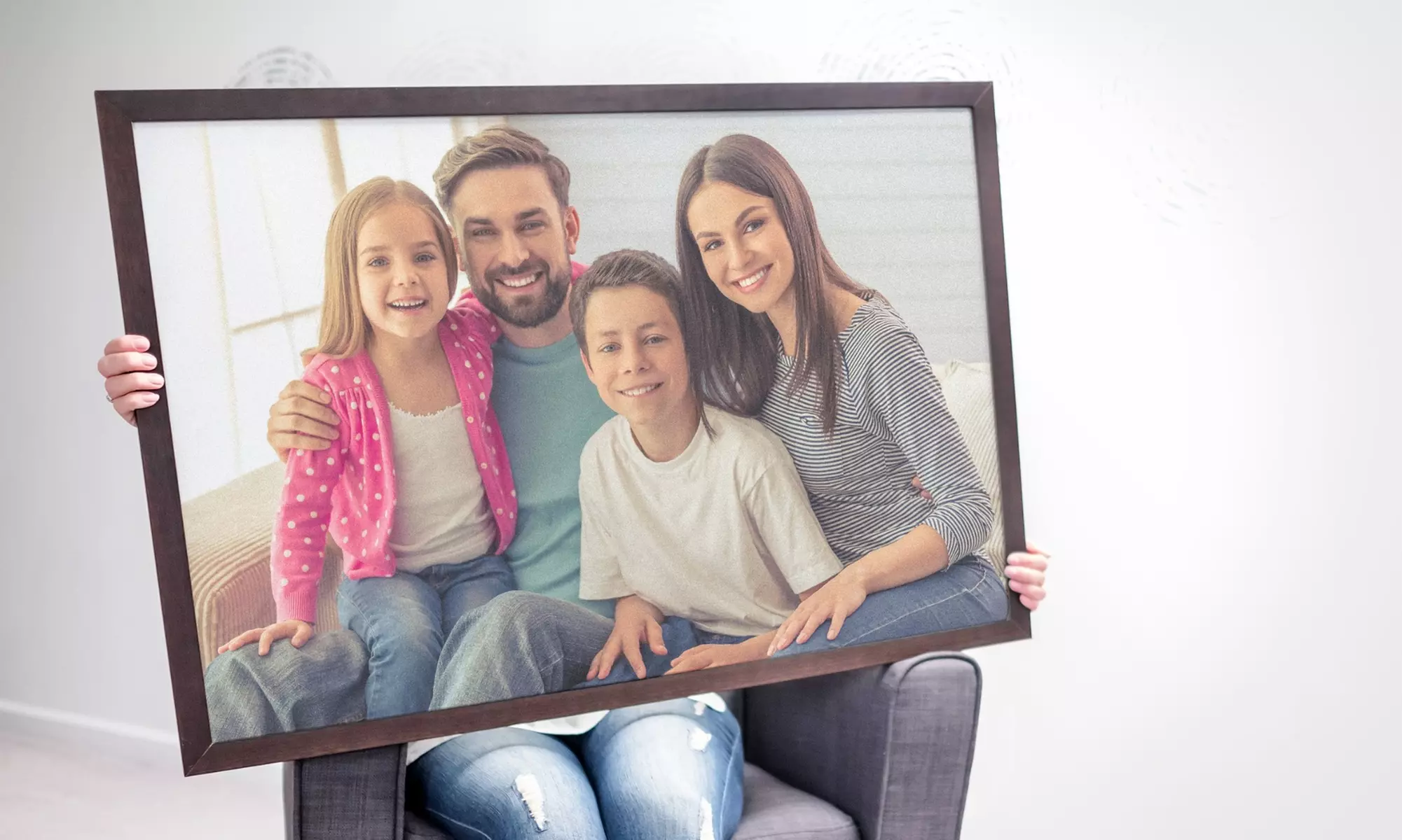 Custom Framed Canvas Print from Picture It Custom (Up to 78% Off). Six Options Available. - Primary Image