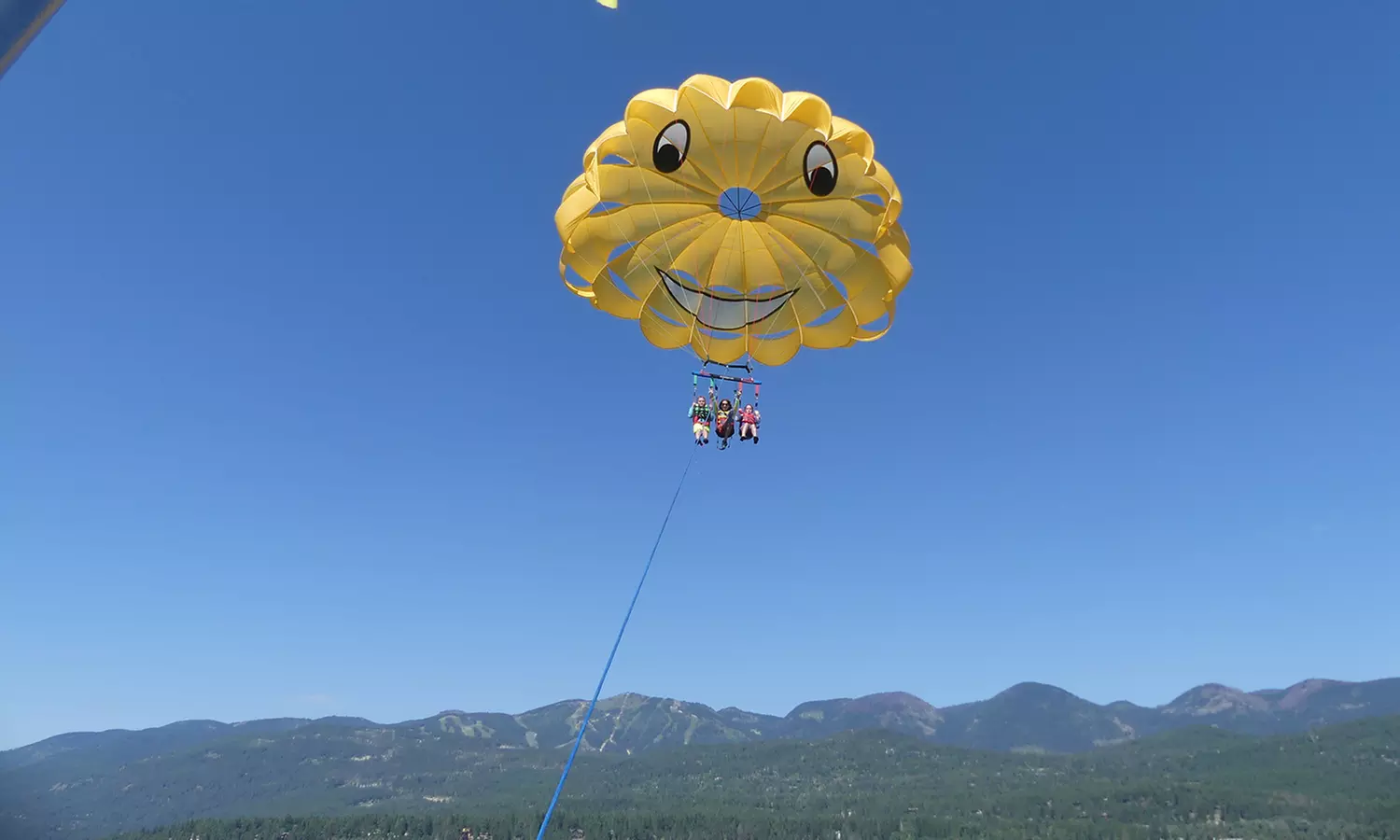 Parasailing Over Flathead Lake for 1, 2, 3 or 4 People