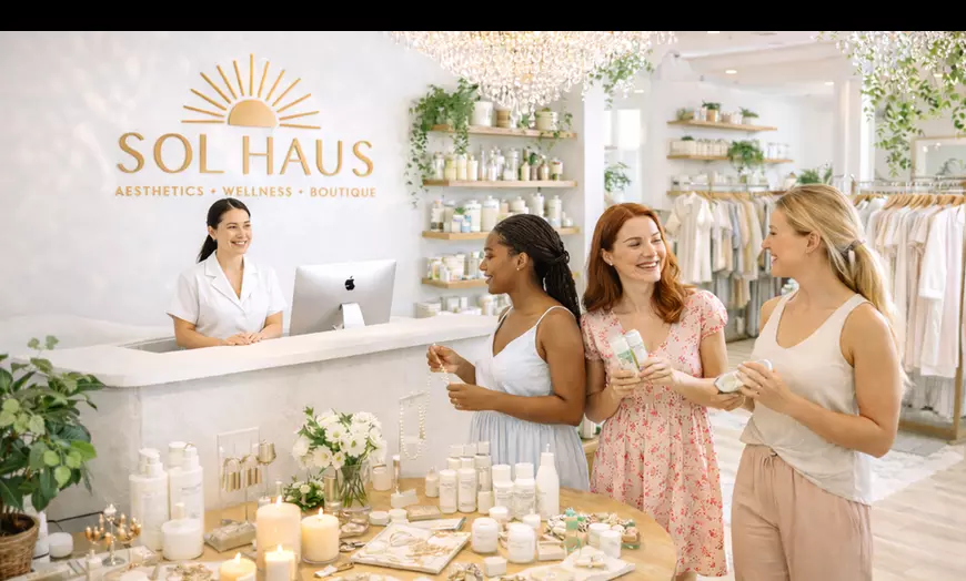 Sol Haus Aesthetics + Wellness + Boutique - From $49 - New Braunfels
