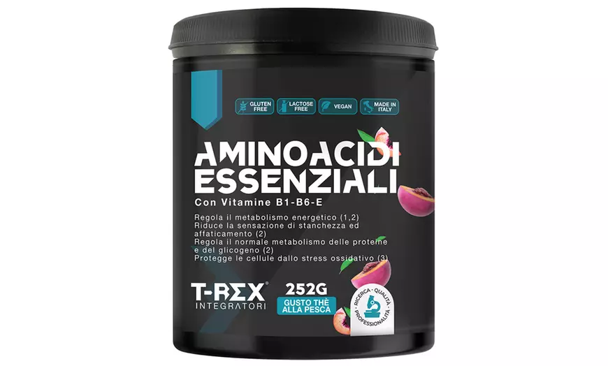 Image 14: Aminoacidi essenziali, glutammina e arginina T-Rex Integratori