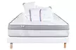 Ensemble matelas relaxation de 26 cm, ressorts ensachés ferme face été/hiver et sommier de 13 cm - Second Medium