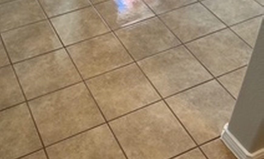 Image 13: Tile and Grout Cleaning up to 500 sq ft with Free Sealer Included
