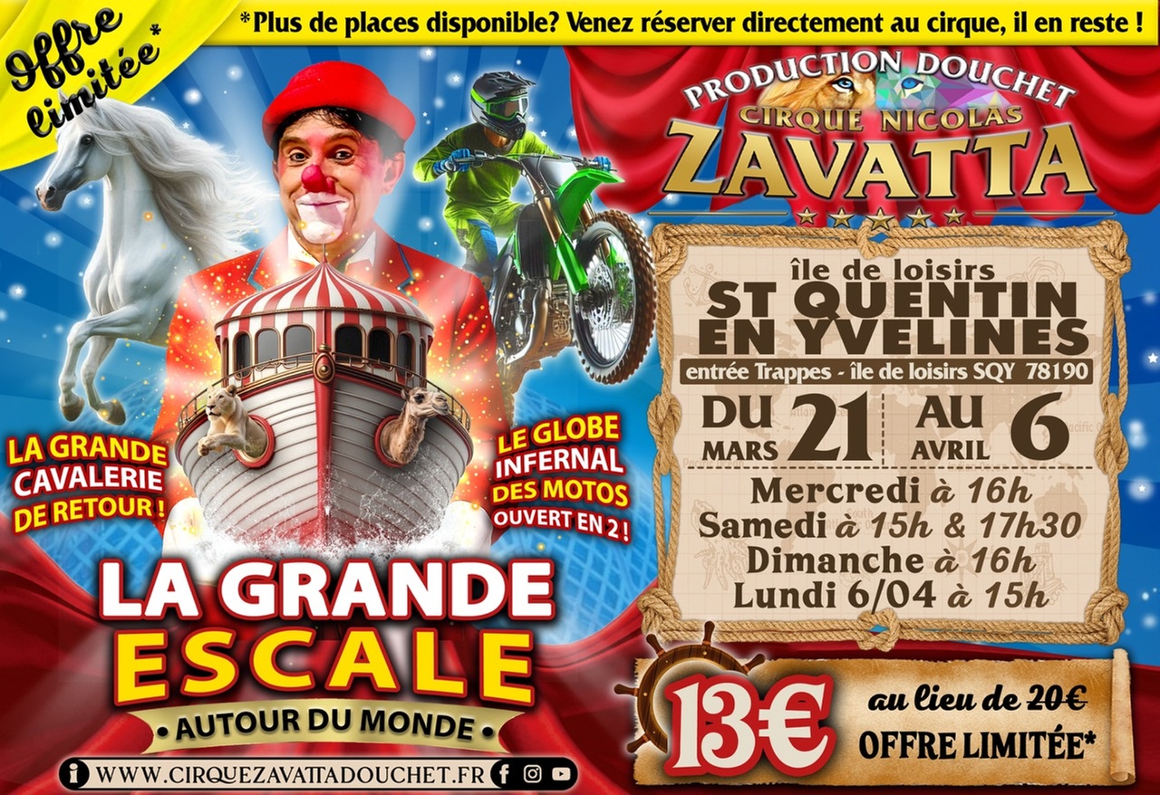 Le cirque Nicolas Zavatta Douchet : « La Grande Escale » à Trappes