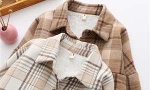 Women's Thick Plaid Jacket