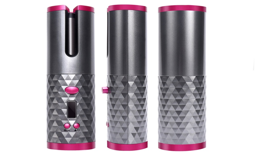 Image 6: Wireless Auto-Rotating Ceramic Hair Curler