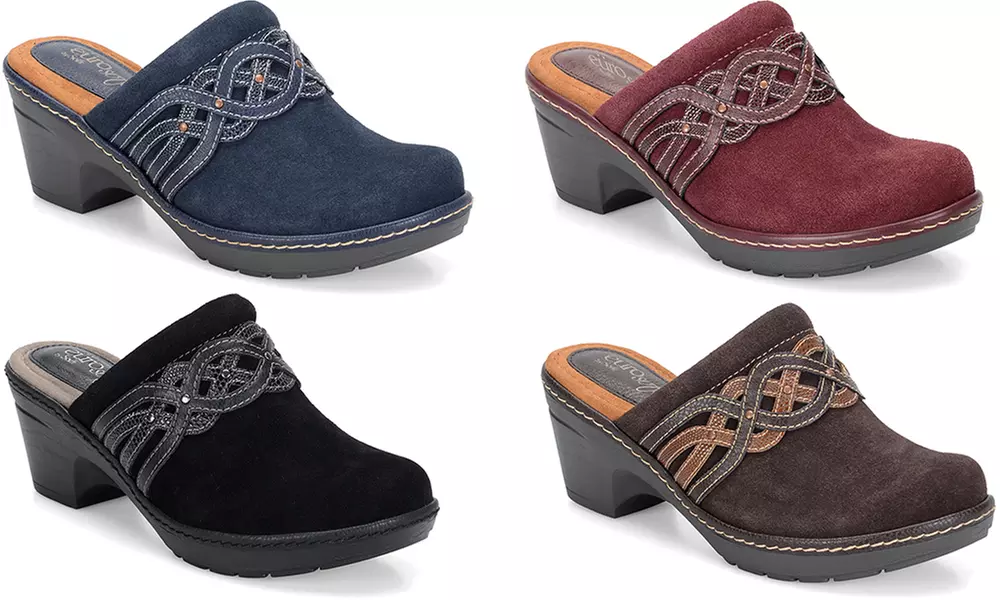 EuroSoft Britta Suede Clogs - Primary Image