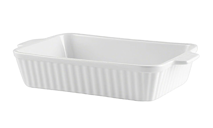 Image 3: Alivio 4-Piece Microwave and Oven-Safe Ceramic Bakeware Set