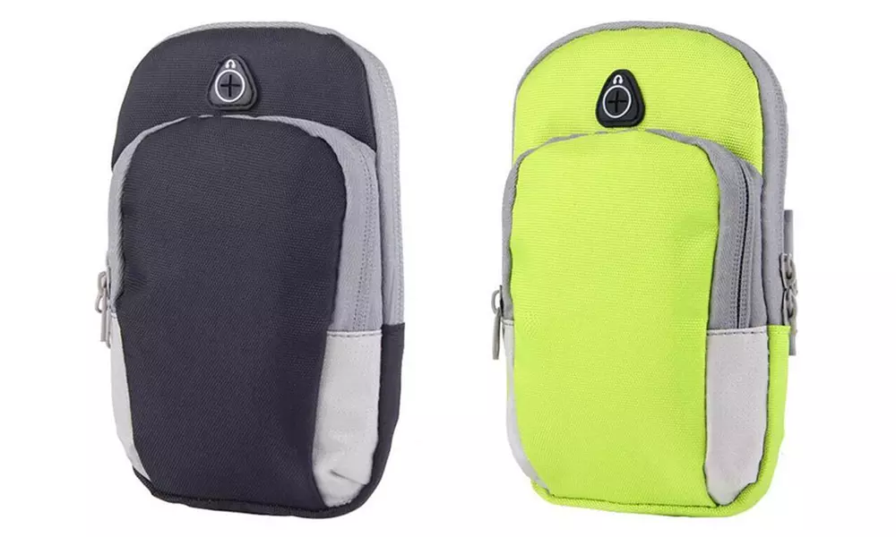 1x oder 2x Sport-Armtasche mit doppeltem Innenfach