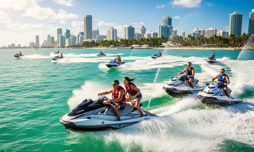 Image 2: Up to 93%, Save Big on Jet Ski Rentals at Bike Ride Sobe!