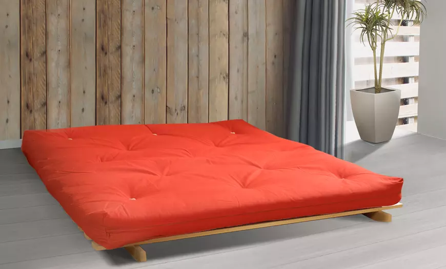 Image 26: Futon Frame and Mattress