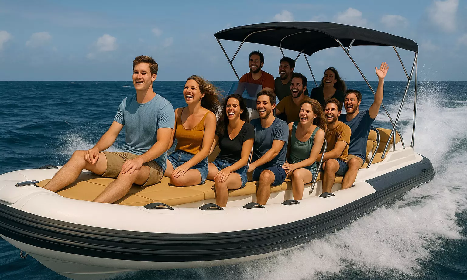 Paseo de 1 hora en barco Luxury Confort o Action Boat