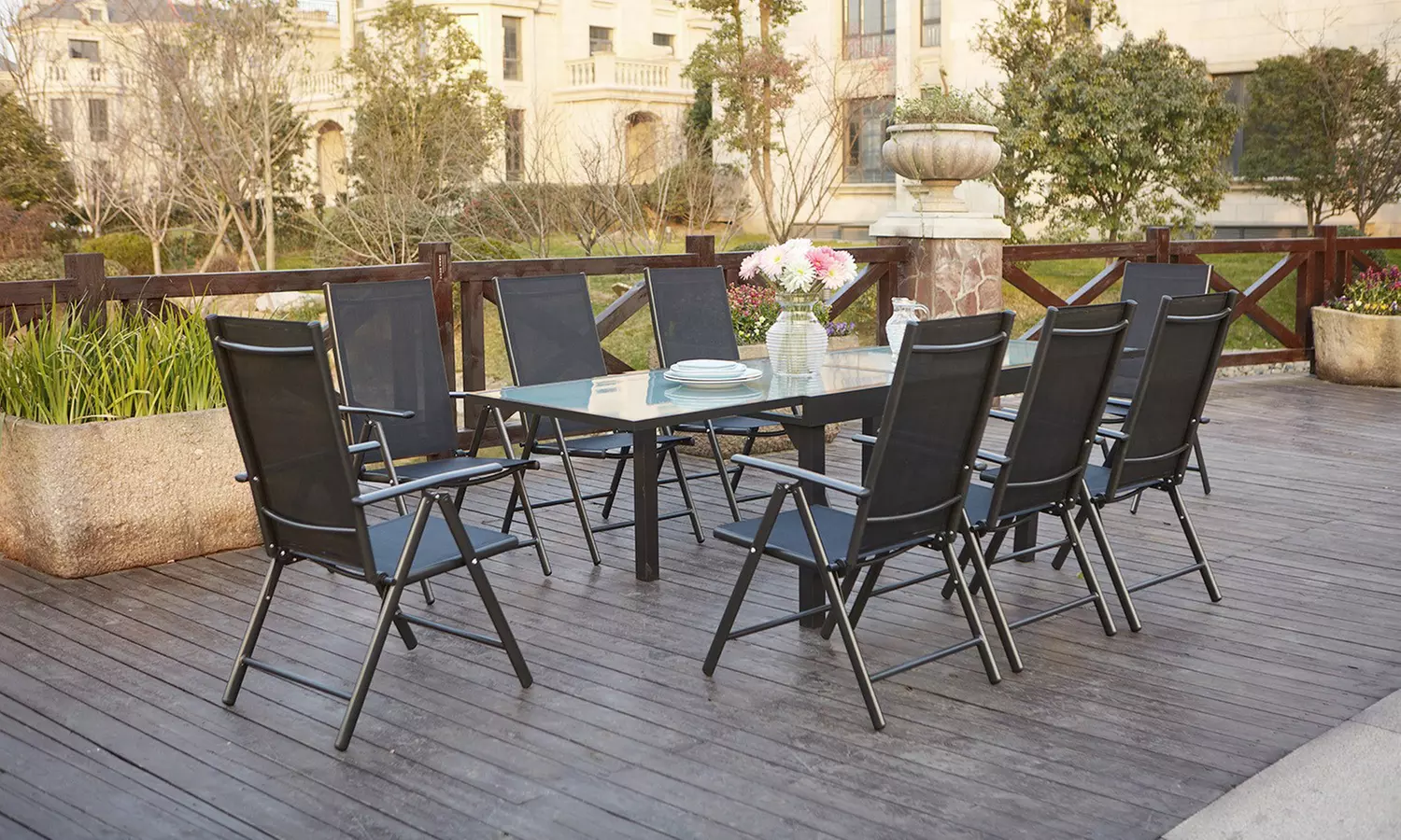 Salon de Jardin Extensible "Lima" pour 6, 8, 10 or 12 personnes, Kocoon , livraison offerte - Primary Image