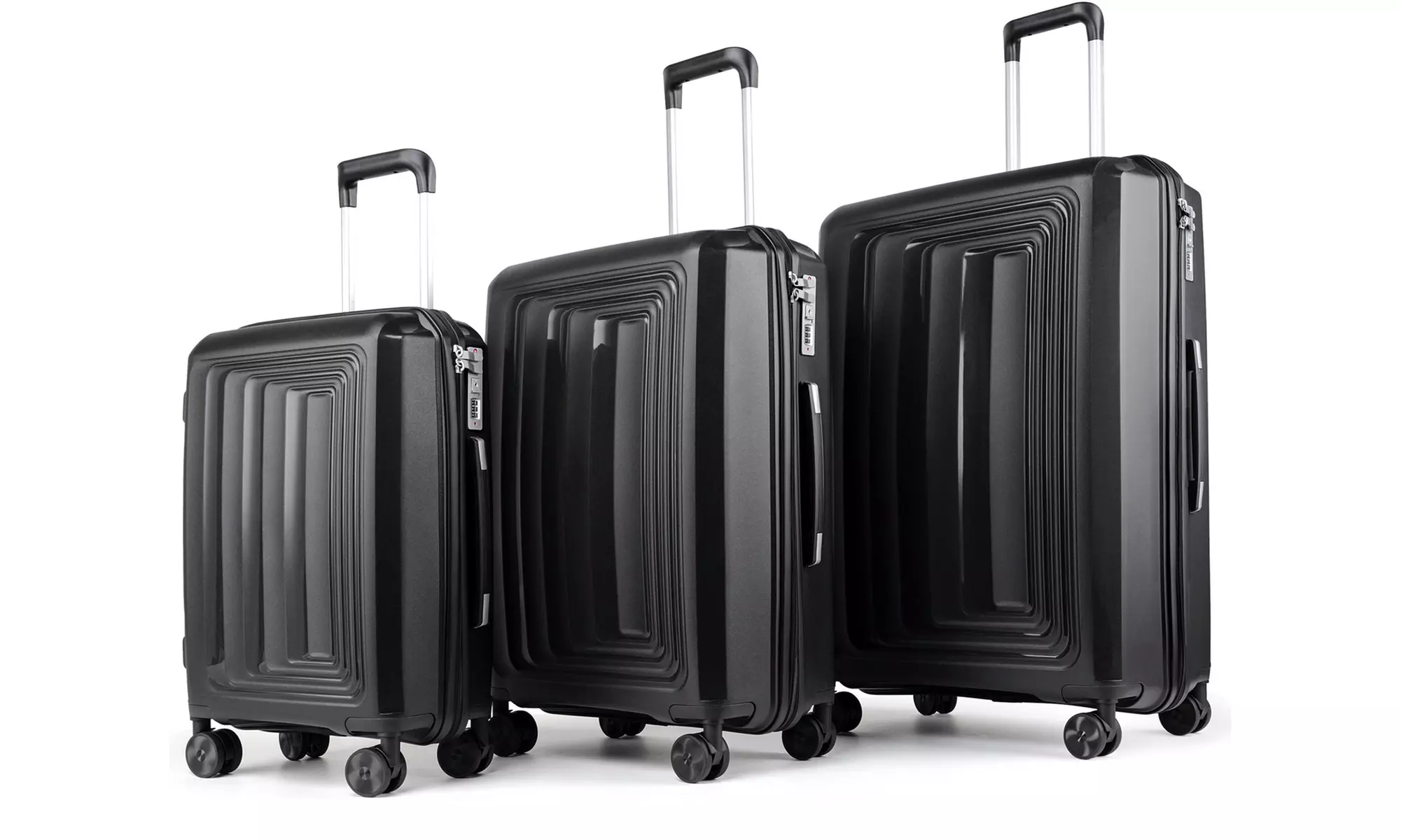 Set van 3 koffers met harde buitenkant van het merk Royalty Line