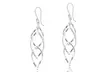 Sterling Silver Layered Drop Earrings - Second Medium