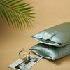 Image 2: Premium Mulberry Silk Reversible Pillowcase Duo
