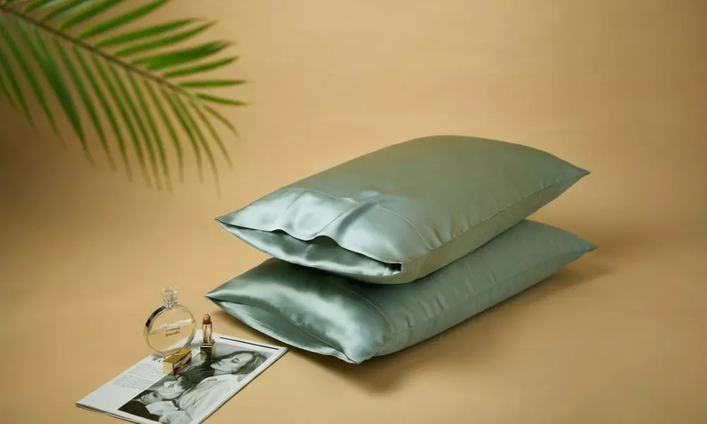 Premium Mulberry Silk Reversible Pillowcase Duo