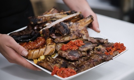 Para 2 personas: menú parrillada con 2 entrantes, parrillada de carne, 2 postres y 2 bebidas - Ca Cecilia