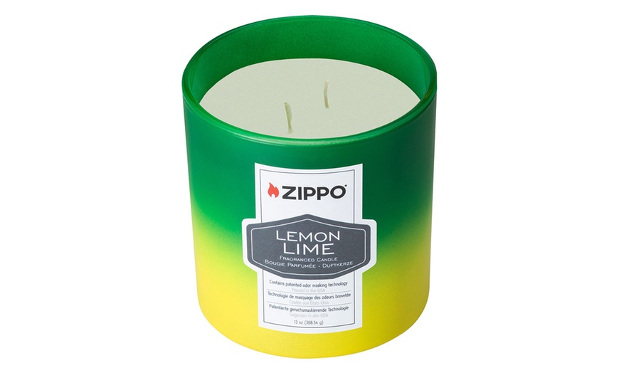 Image 3: Zippo Odour-Eliminating Scented Candle; Soy Wax, 55hr burn time