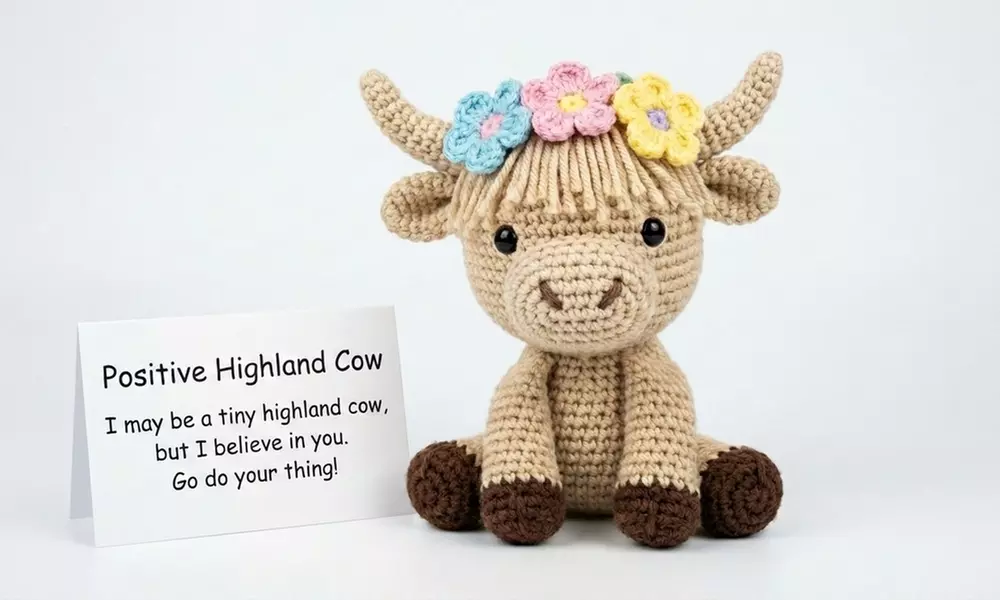 Crochet Plush Doll Soft Stuffed Toy