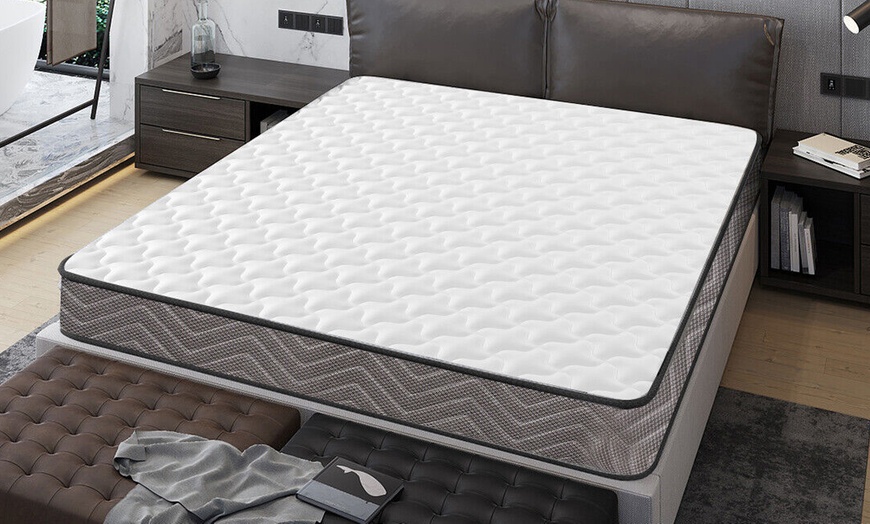 Image 13: Memory Foam Quilted Sprung Mattress