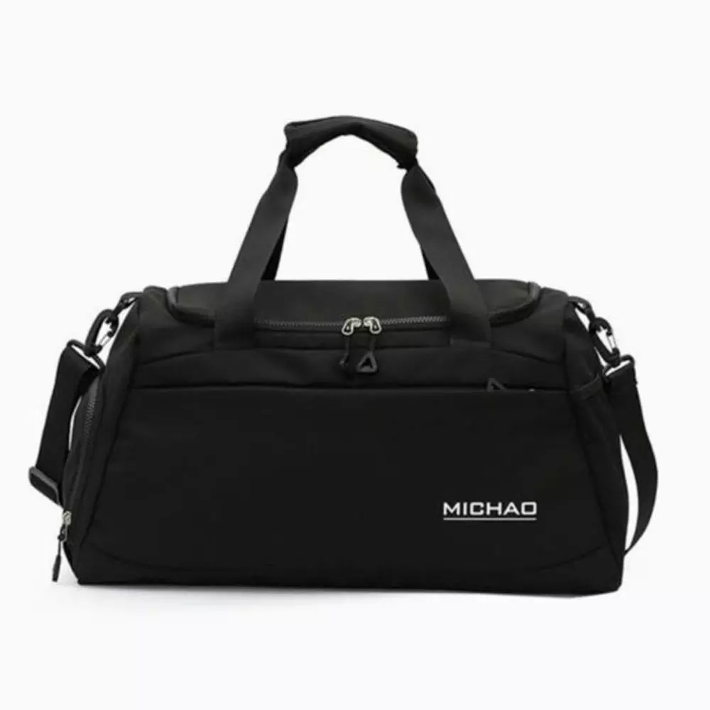Expandable Travel Duffle Bag with Shoe Compartment