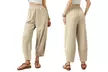 Womens Wide Leg Harem Pants Casual Elastic Waist Comfy Palazzo Baggy Sweatpants - Second Medium
