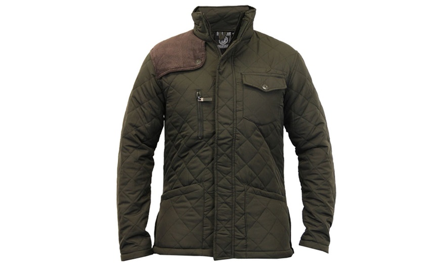 Image 3: Men's Quilted Jacket By Soul Star