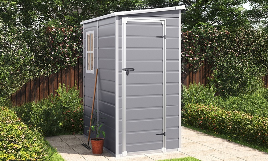 Image 8: Outdoor Garden PP Plastic Storage Shed
