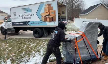 ''2 professional movers for the first hour'' – $83.30  (Reg. $119) - E&J Cleanouts and Moving