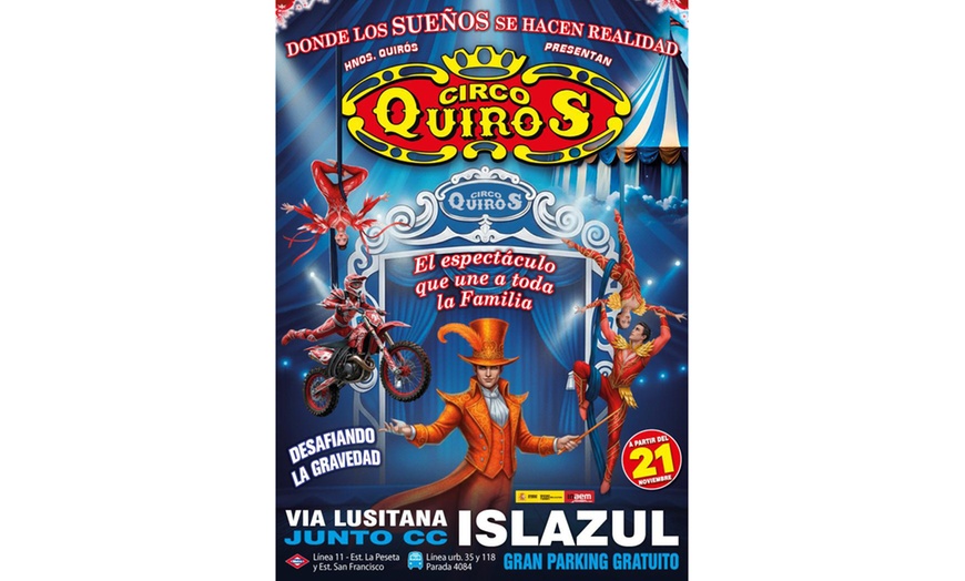 Image 3: Circo Quirós: entrada en tribuna a elegir en enero y febrero en Madrid
