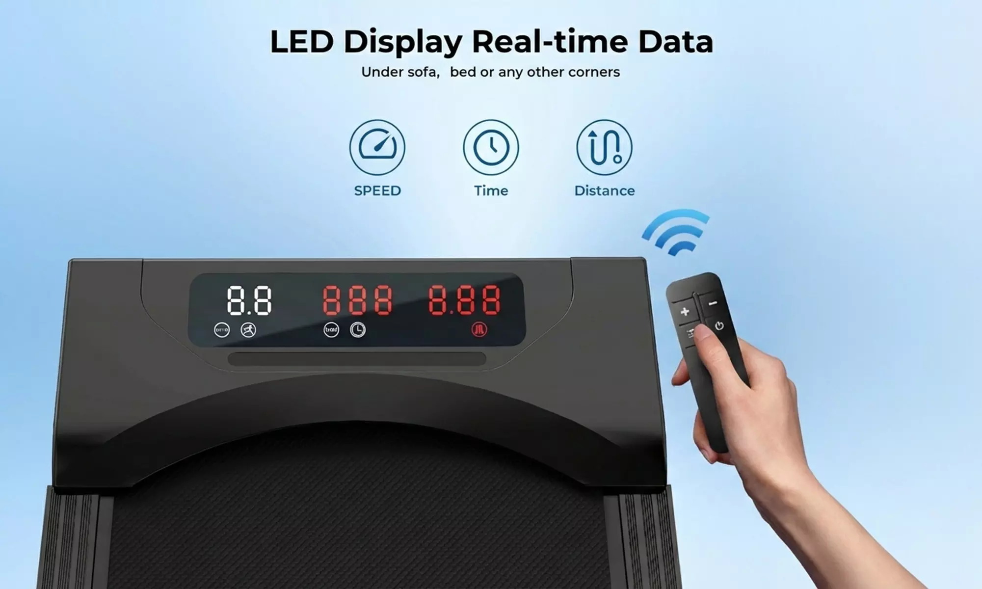 Centra Smart Foldable Home Treadmills With App Integration