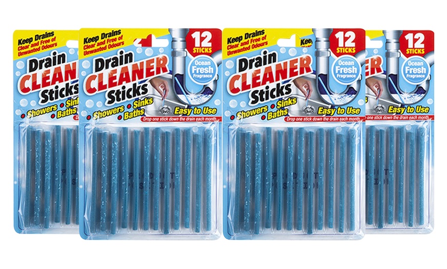 Image 7: Set of 12 Drain Cleaner Sticks