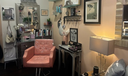 Haircut, Blow-dry, and Style with Conditioning Treatment - Voila! Salon Suite-Derenda