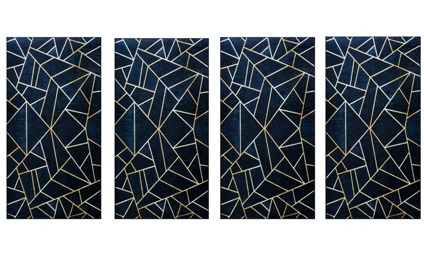 Image 4: Fino a 4 tappeti con motivo geometrico