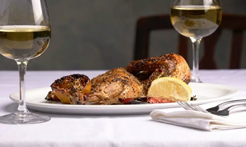 Relish in a Three-Course Dinner for Two or Four with Wine