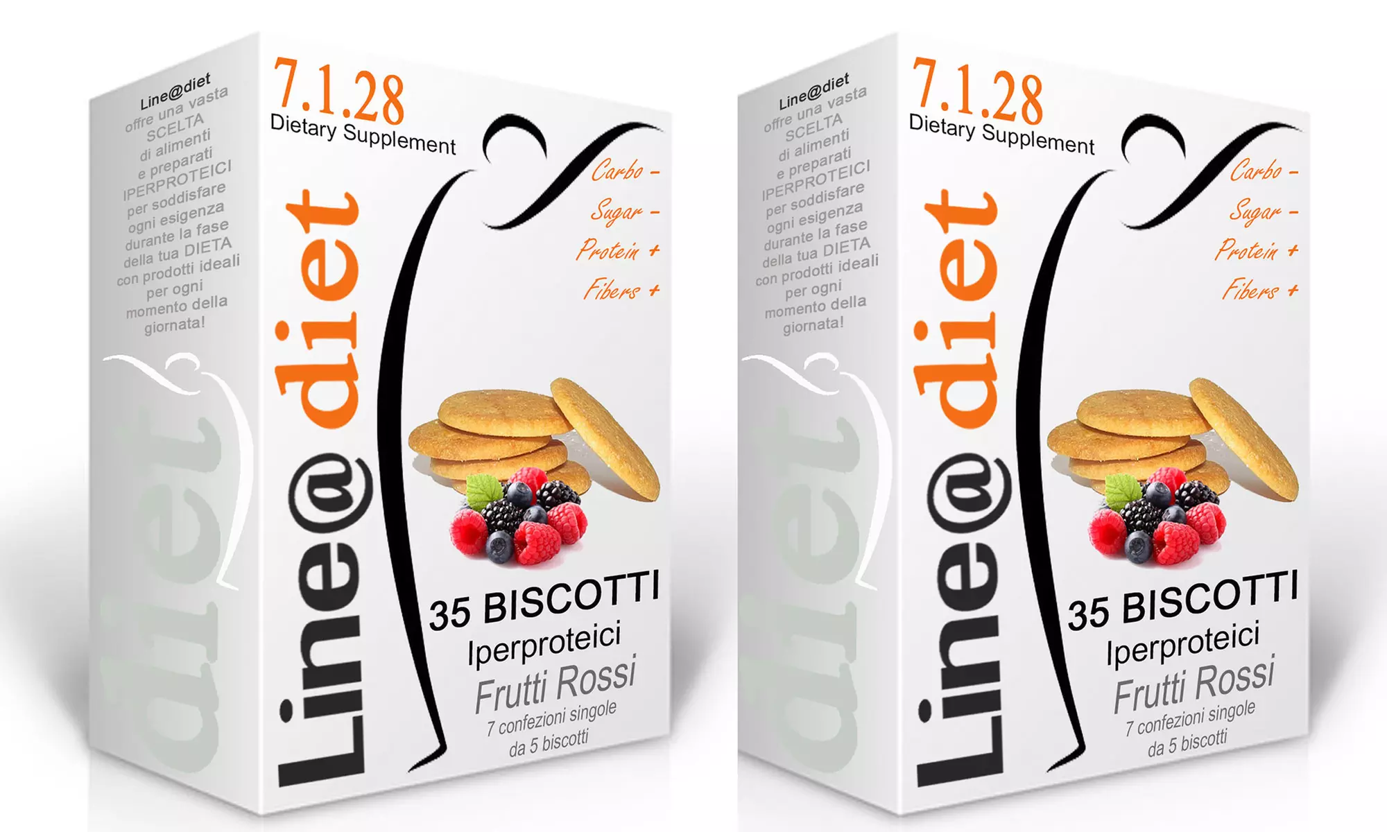 1, 2 o 4 confezioni di biscotti proteici Lineadiet