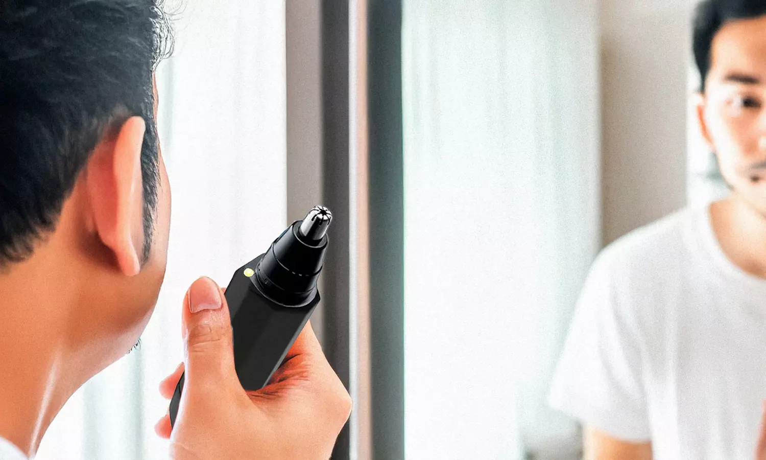 Portable Nose & Ear Hair Trimmer for Travel