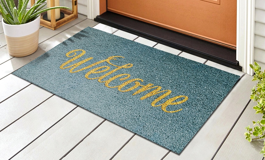 Image 111: Zerbino in cocco con retro antiscivolo