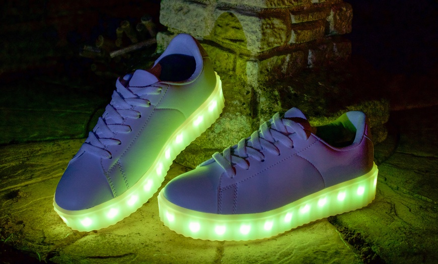 Image 4: Women's Trainers with LED Lights