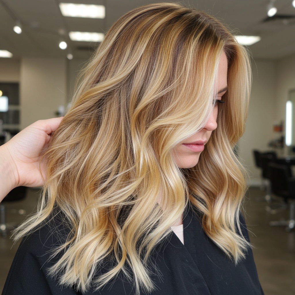 Haircut, Deep Conditioning & Blowout, with Full Color or Highlights 