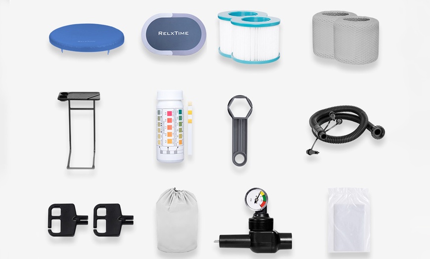 Image 9:  Opblaasbare ovale jacuzzi