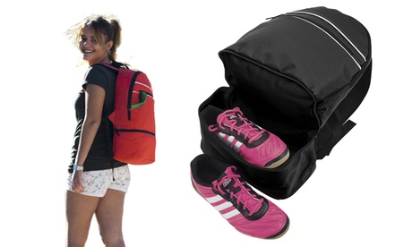 Zaino con scomparto per le scarpe disponibile in 4 colori