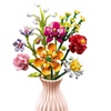 Image 2: Blumenstrauß-Bausteinset mit Vase