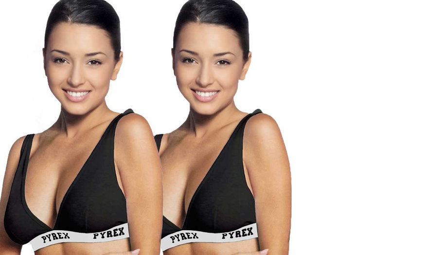 Image 3: Set di 2 reggiseno a triangolo sportivo sottogiacca Pyrex underwear